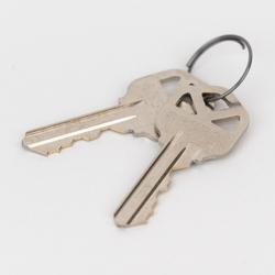 Solid Brass Key in Nickel Plated (Box of 25)