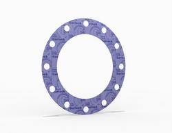 Full Face Gasket, Aramid Fiber with SBR Binder SBR, 6 in. ASME B16.5 Class 300, 0.063 in. Thick, 12 Bolt Holes