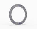 MULTI-SWELL&reg;  Style 3760U Ring Gasket, Synthetic Fiber with Proprietary Rubber Binder Proprietary, 1 in. ASME B16.5 Class 150, 0.063 in. Thick 
