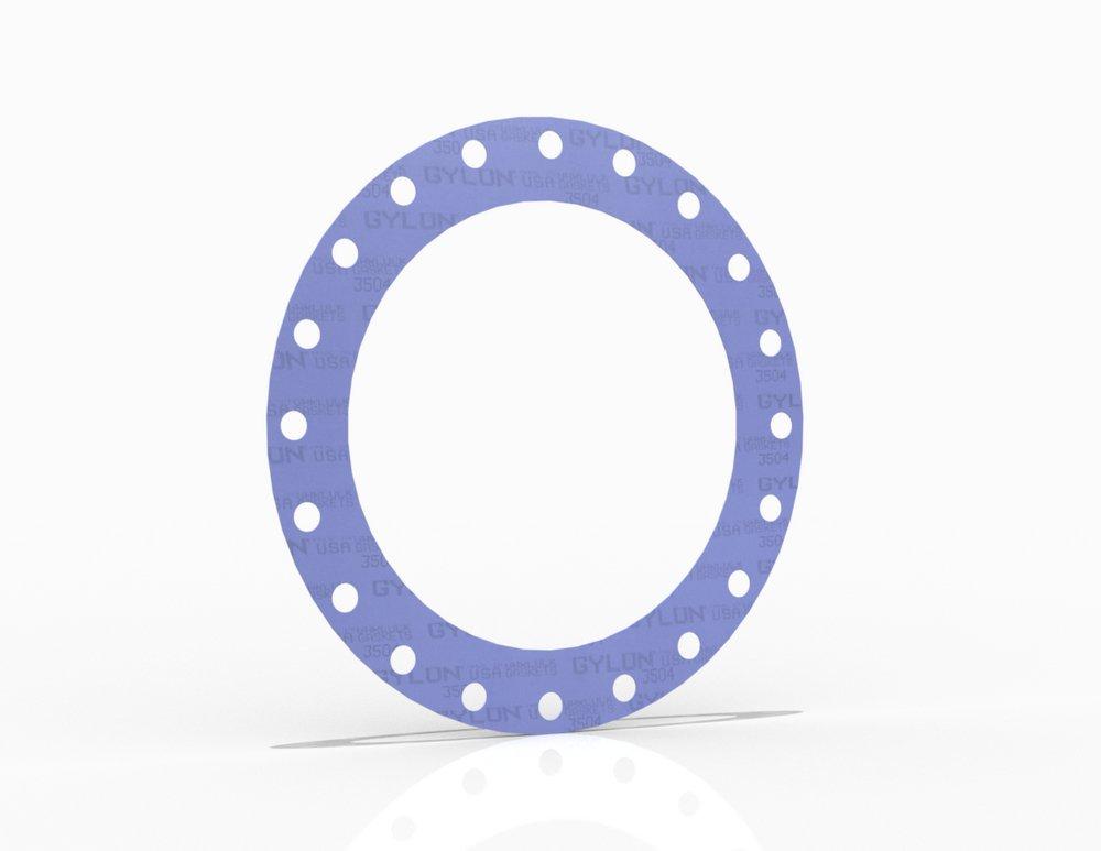 Garlock Blue Flat Face PTFE Flange Gasket 