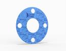Full Face Gasket, Aramid Fiber with Nitrile Binder(NBR) Nitrile(NBR), 1/2 in. ASME B16.5 Class 150, 0.125 in. Thick, 4 Bolt Holes 