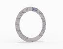 BLUE-GARD&reg; Style 3200 Ring Gasket, Aramid Fiber with SBR Binder SBR, 2 in. ASME B16.5 Class 150, 0.125 in. Thick 