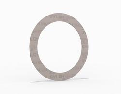 Ring Gasket, PTFE with Barium Sulfate PTFE, 1/2 in. ASME B16.5 Class 150, 0.063 in. Thick