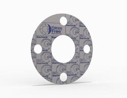 Full Face Gasket, Synthetic Fiber with Proprietary Rubber Binder Proprietary, 2 1/2 in. ASME B16.5 Class 150, 0.125 in. Thick, 4 Bolt Holes