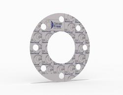 Full Face Gasket, Aramid Fiber with SBR Binder SBR, 6 in. ASME B16.5 Class 150, 0.125 in. Thick, 8 Bolt Holes
