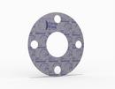 BLUE-GARD&reg; Style 3700 Full Face Gasket, Aramid Fiber with EPDM Binder EPDM, 2 1/2 in. ASME B16.5 Class 150, 0.125 in. Thick, 4 Bolt Holes 