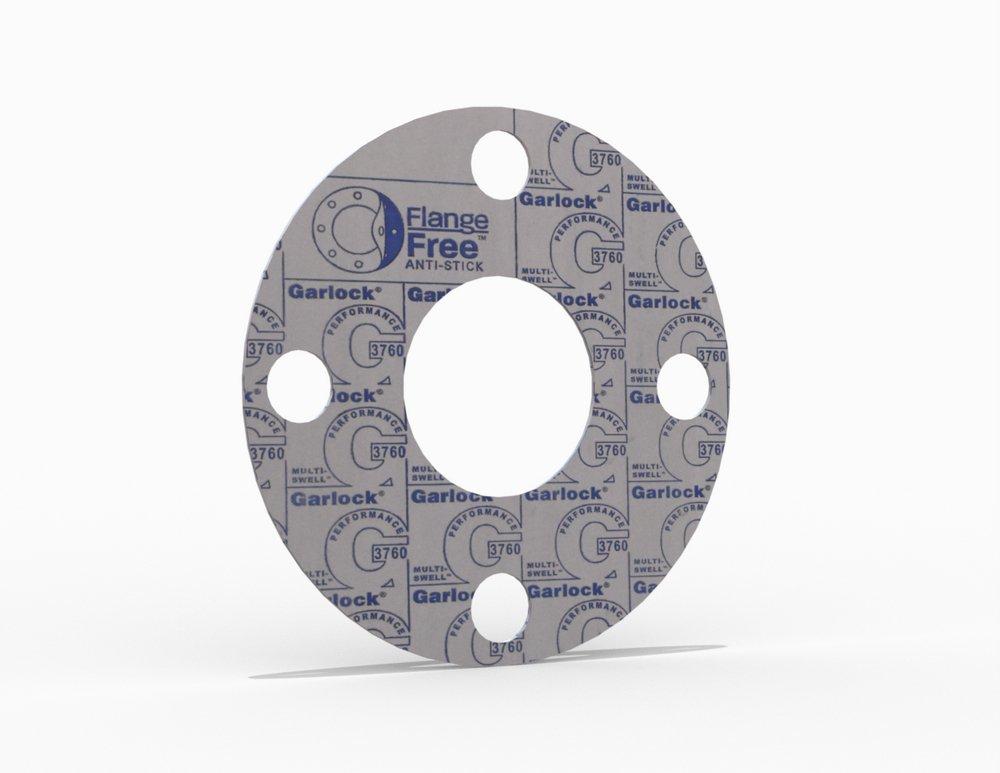 MULTI-SWELL®  Style 3760U Full Face Gasket, Synthetic Fiber with Proprietary Rubber Binder Proprietary, 3 in. ASME B16.5 Class 150, 0.063 in. Thick, 4 Bolt Holes 