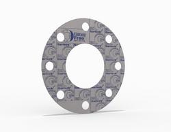 Full Face Gasket, Synthetic Fiber with Proprietary Rubber Binder Proprietary, 4 in. ASME B16.5 Class 300, 0.125 in. Thick, 8 Bolt Holes