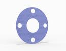 GYLON&reg;  Style 3504 Full Face Gasket, PTFE with Aluminosilicate Microspheres PTFE, 2 1/2 in. ASME B16.5 Class 150, 0.063 in. Thick, 4 Bolt Holes 