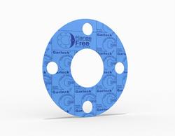 Full Face Gasket, Aramid Fiber with Nitrile Binder(NBR) Nitrile(NBR), 1 in. ASME B16.5 Class 300, 0.125 in. Thick, 4 Bolt Holes