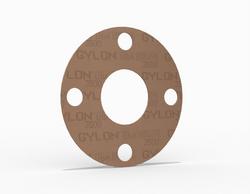 Full Face Gasket, PTFE with Silica PTFE, 1 1/2 in. ASME B16.5 Class 150, 0.125 in. Thick, 4 Bolt Holes