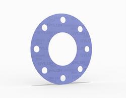 Full Face Gasket, Aramid Fiber with EPDM Binder EPDM, 3 in. ASME B16.5 Class 150, 0.063 in. Thick, 4 Bolt Holes