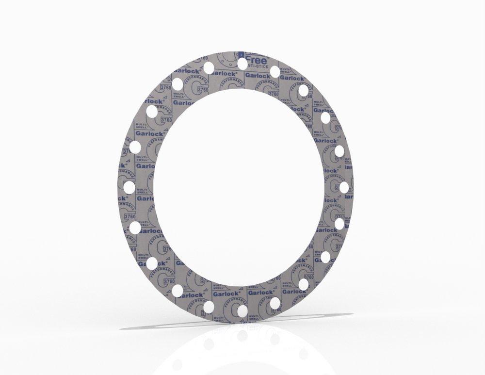 Garlock Blue 24 x 0.063 in. 150# 500 psi Synthetic Fiber and Rubber Gasket 