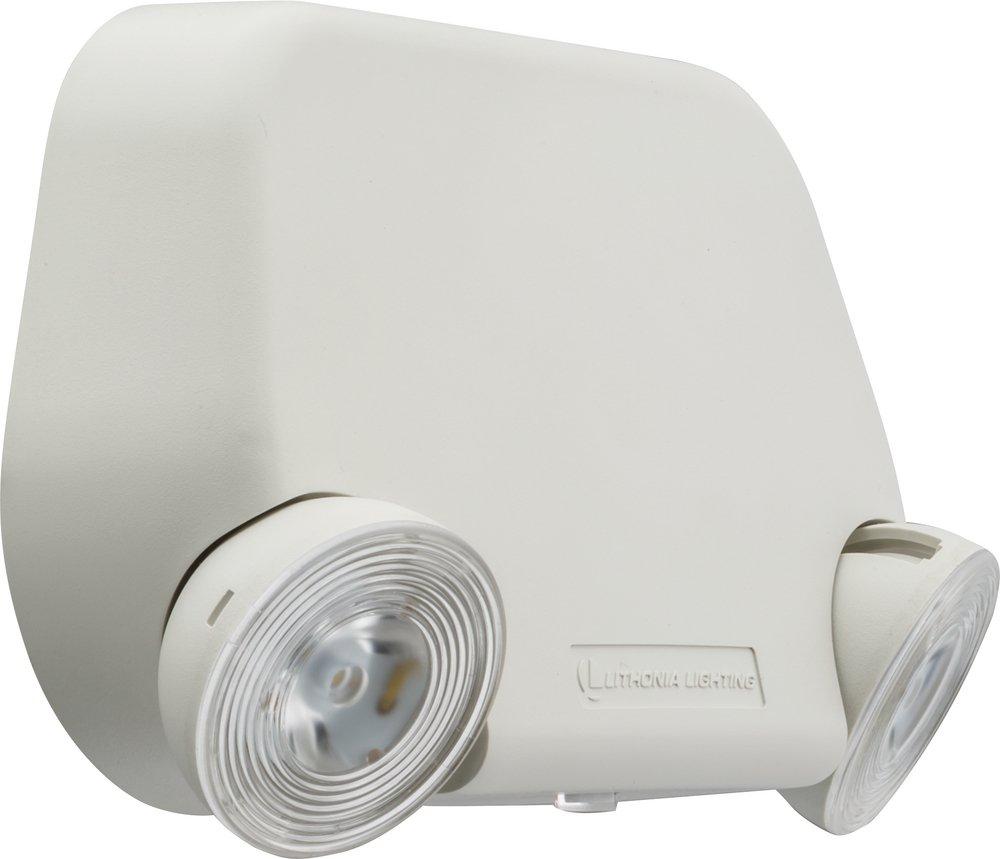 Lithonia Lighting New York Approved 2-Head White Steel Emergency