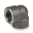 1 in. 2000# Galv A105 Threaded 90 Elbow Forged Steel Electroplated Galvanized