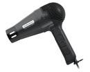 1876W 125V Wall Mount 3-Speed Handheld Hand Dyer with Retractable Cord and Folding Handle in Grey with Black