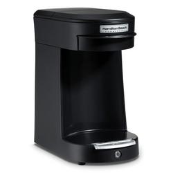 Commercial Sinlge Serve 1 Cup Pod Auto-Off Hospitality Coffee Maker in Black