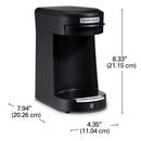 Hamilton Beach Brands Black 4.2A 120V Coffee System 