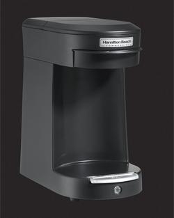 4-1/4 in. 1 Cup Pod Auto-Off Coffee Maker in Black