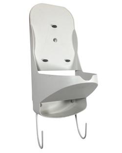 13-1/2 in. Iron Organizer in White