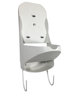 13-1/2 in. Iron Organizer in White