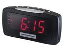 Hamilton Beach Brands Black Plastic Clock Radio 