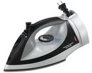 3-Way Auto-Off Spray Steam Nonstick Iron and Retractable Cord in Grey with Black