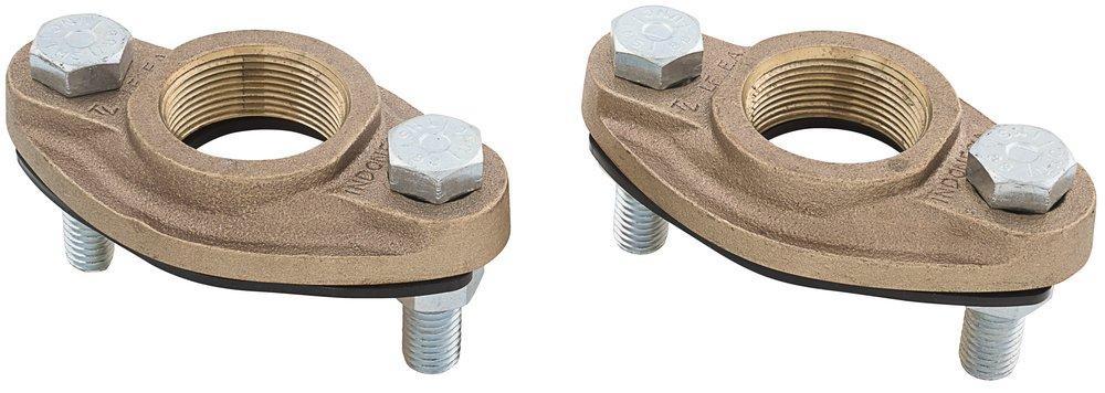 PROSELECT&reg; Cast Bronze Meter Flange Kit Pair 