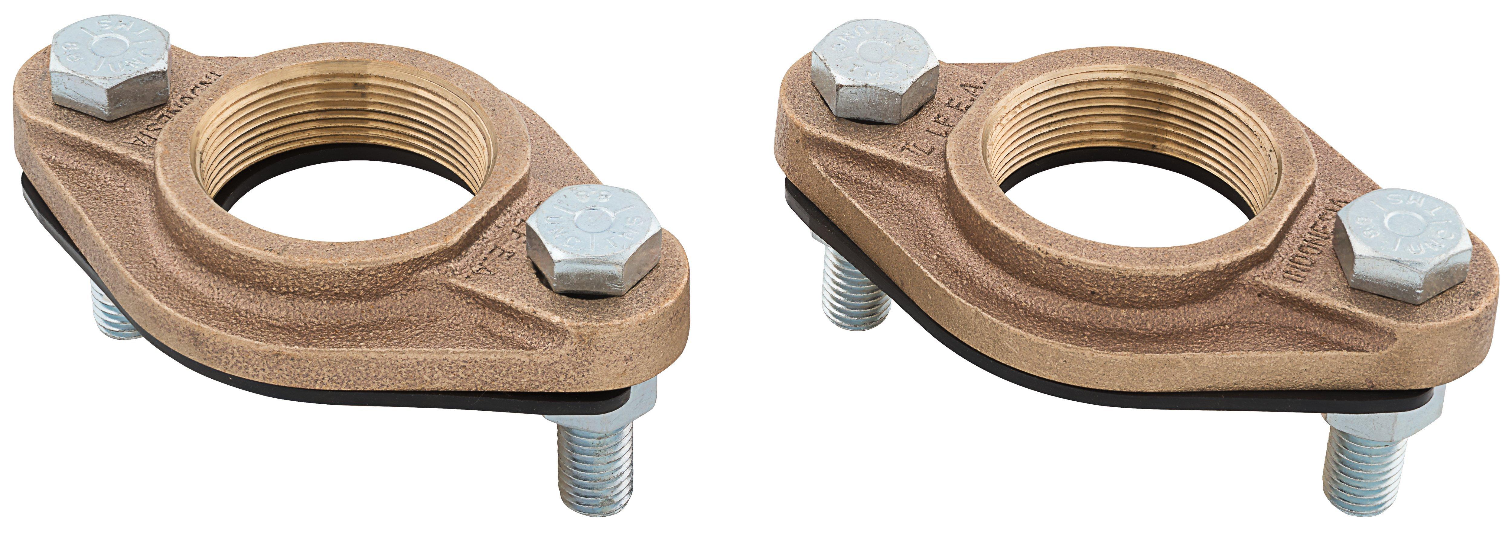 PROSELECT&reg; Cast Bronze Meter Flange Kit Pair 