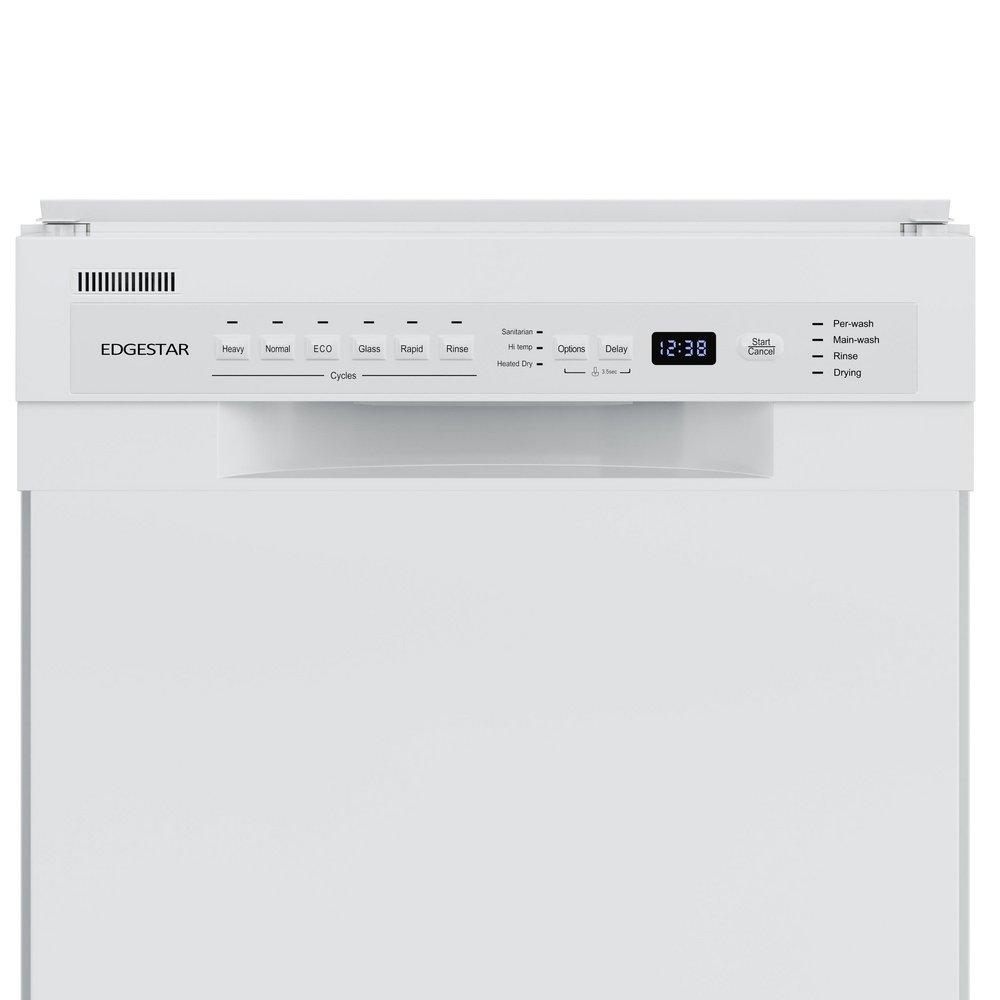 Edgestar White 17-5/8 in. 8 Place Settings Dishwasher 