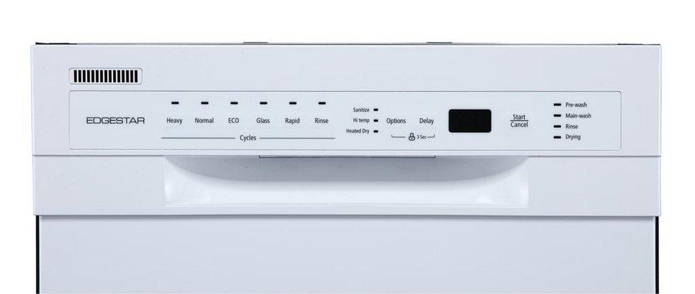 Edgestar White 17-5/8 in. 8 Place Settings Dishwasher 
