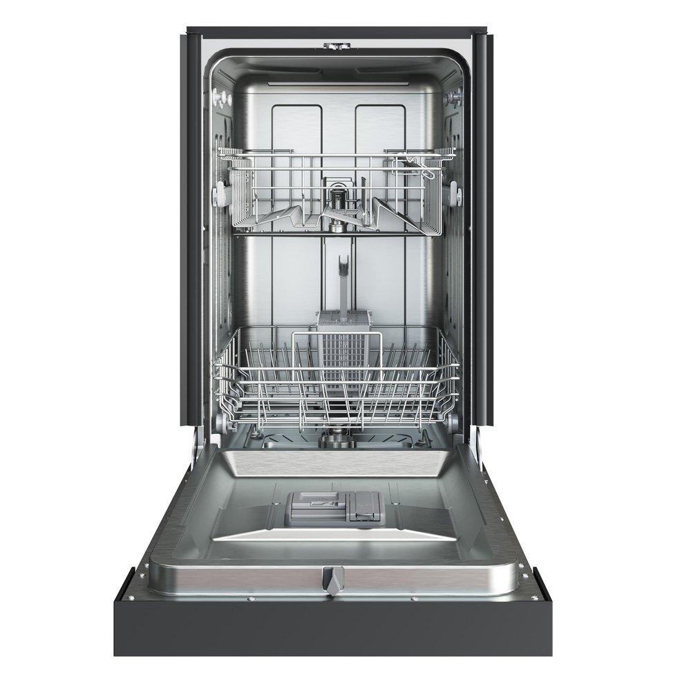 Edgestar Black 17-5/8 in. 8 Place Settings Dishwasher 
