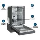 Edgestar Black 17-5/8 in. 8 Place Settings Dishwasher 