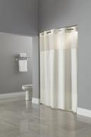 71 x 77 in. Polyester Shower Curtain in White with Window (Case of 12)