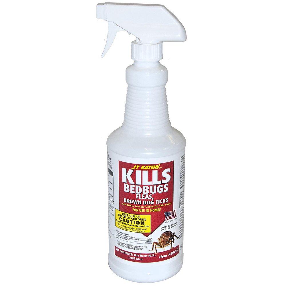 J T Eaton Yellow Kills Bed Bugs, Fleas Brown Dog, Ticks Insect Spray in Light Yellow 