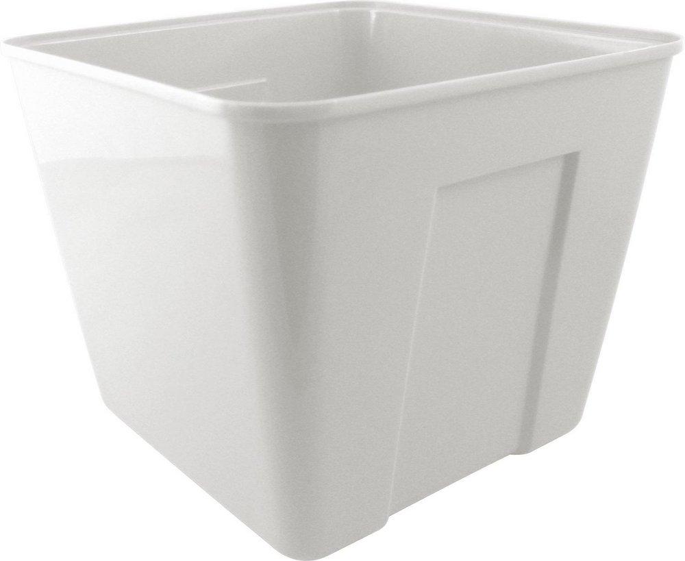 RDI USA White 6-3/4 in. 3 qt Square Ice Bucket (Case of 72) 