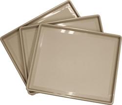 10 x 12 in. Square Tray (Case of 24) in Beige