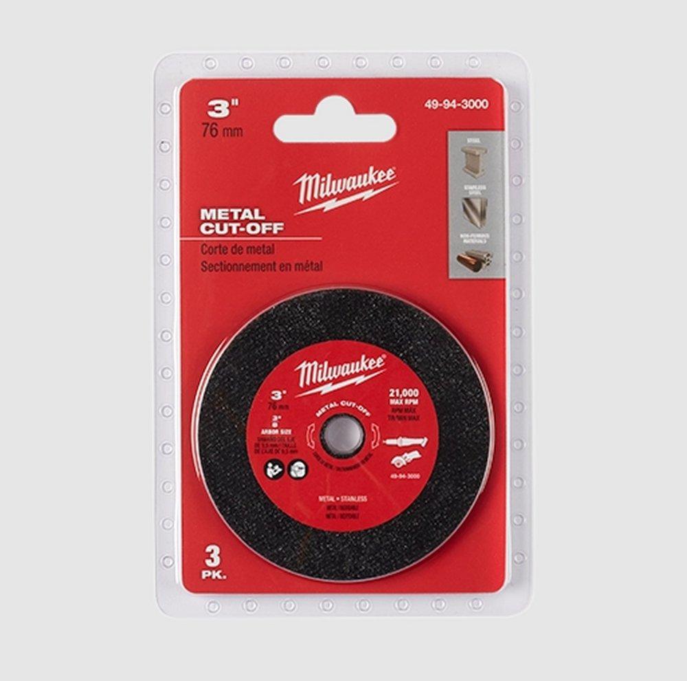 Milwaukee® 3 in. Cut-off Wheel for M12 Fuel™ 2522 3 in. Cut Off Tool 