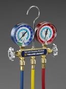 YELLOW JACKET&reg; Red Gauge and Manifold 