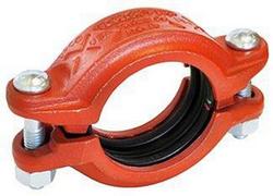 4 in. Rust Inhibiting Painted Grooved Coupling