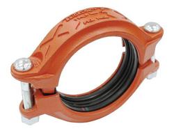 4 in. Rust Inhibiting Painted Grooved Coupling