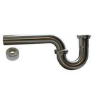 1-1/4 in. Brass P-Trap in Brushed Nickel
