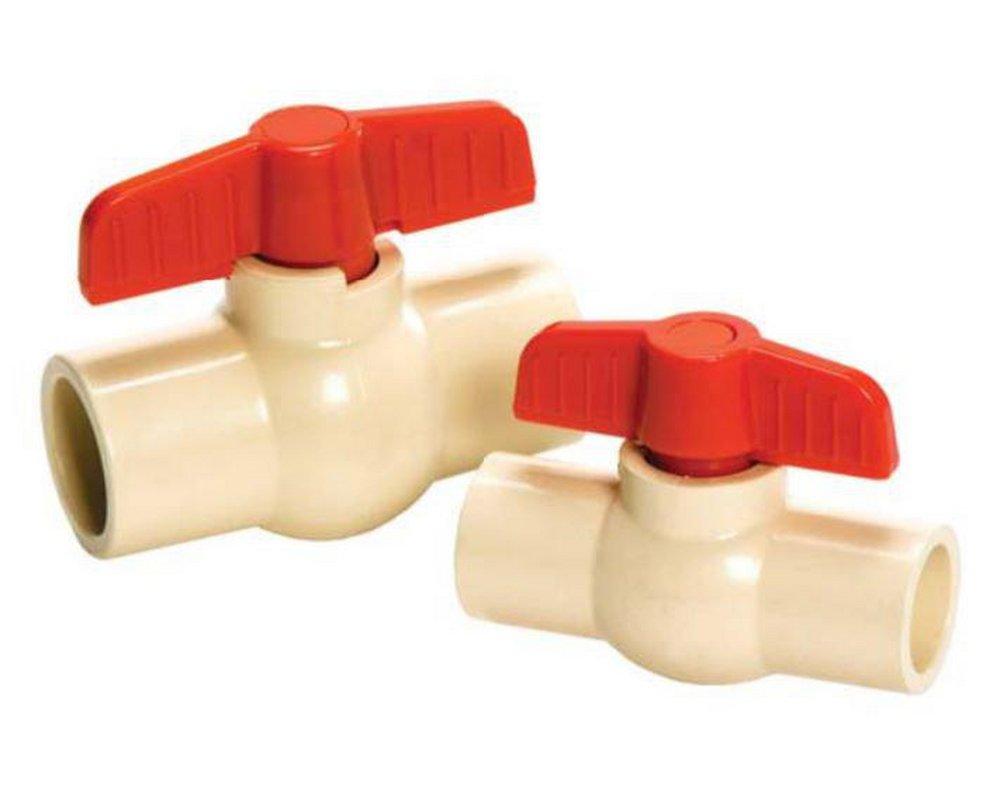 LASCO Fittings CPVC Full Port Slip 150 psi Ball Valve and EPDM Seat 