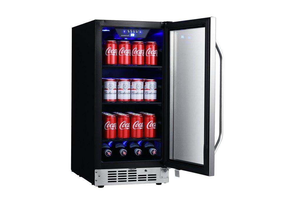 Edgestar Stainless Steel 15 in. 5.23 cu. ft. Beverage Cooler 