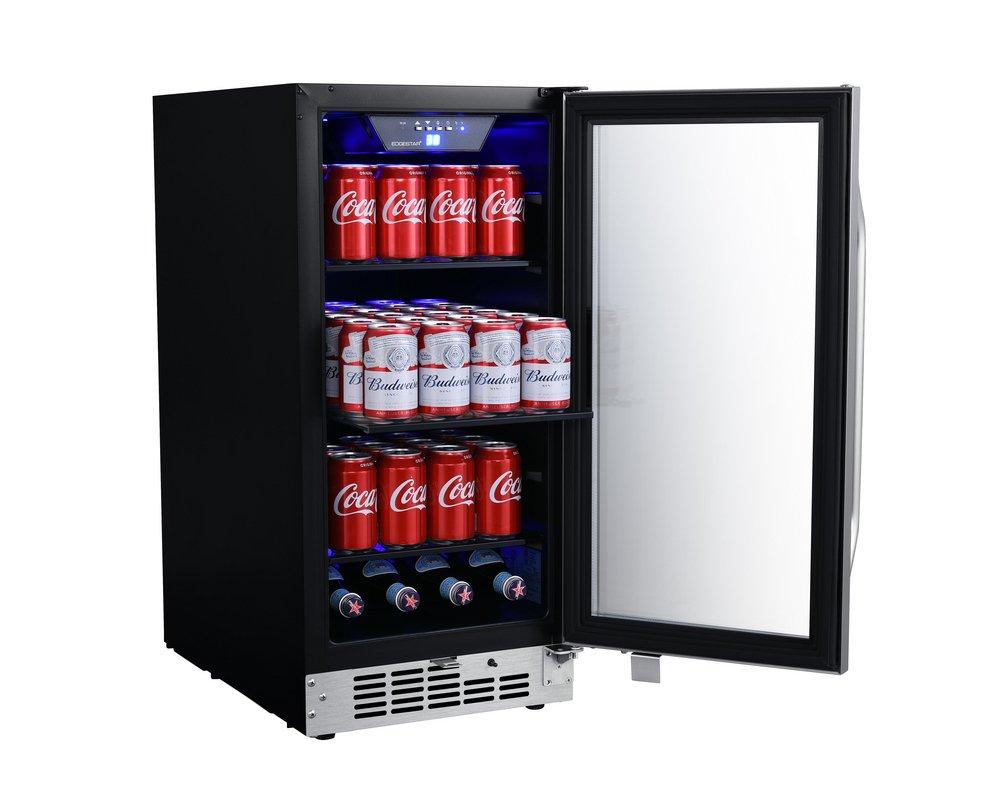 Edgestar Stainless Steel 15 in. 5.23 cu. ft. Beverage Cooler 