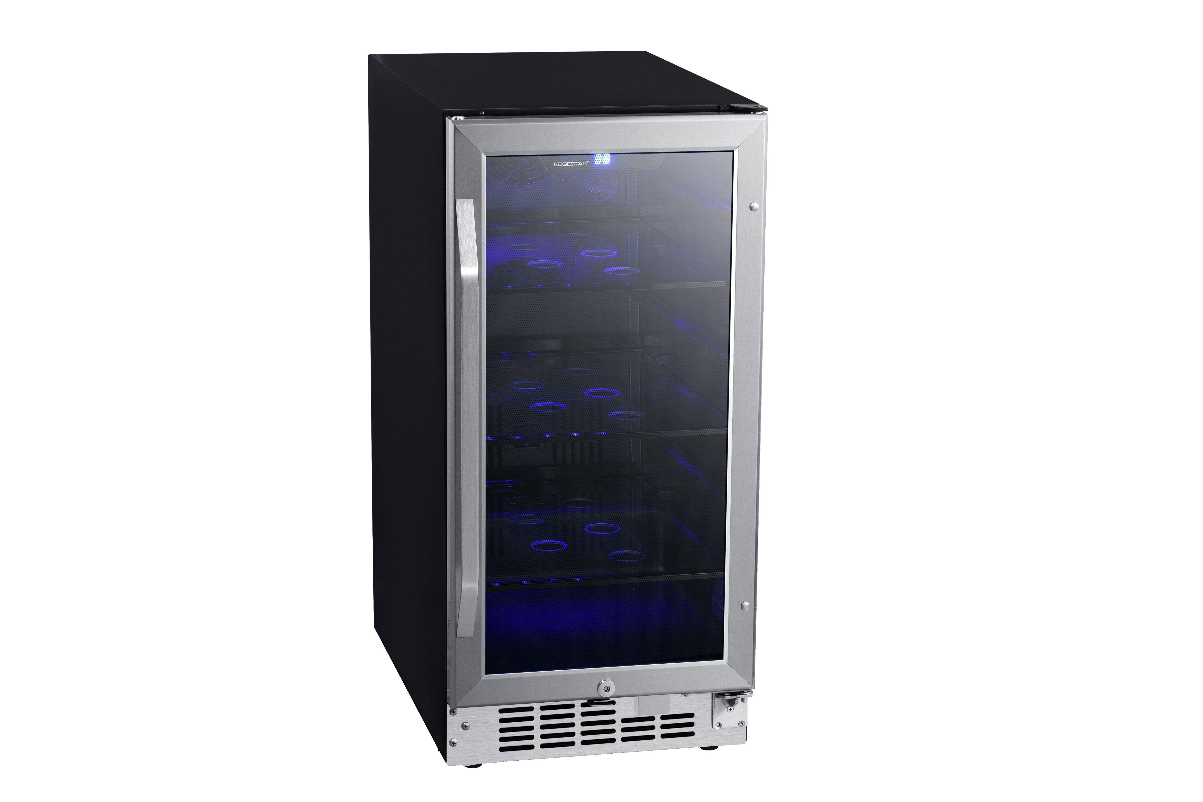 Edgestar Stainless Steel 15 in. 5.23 cu. ft. Beverage Cooler 