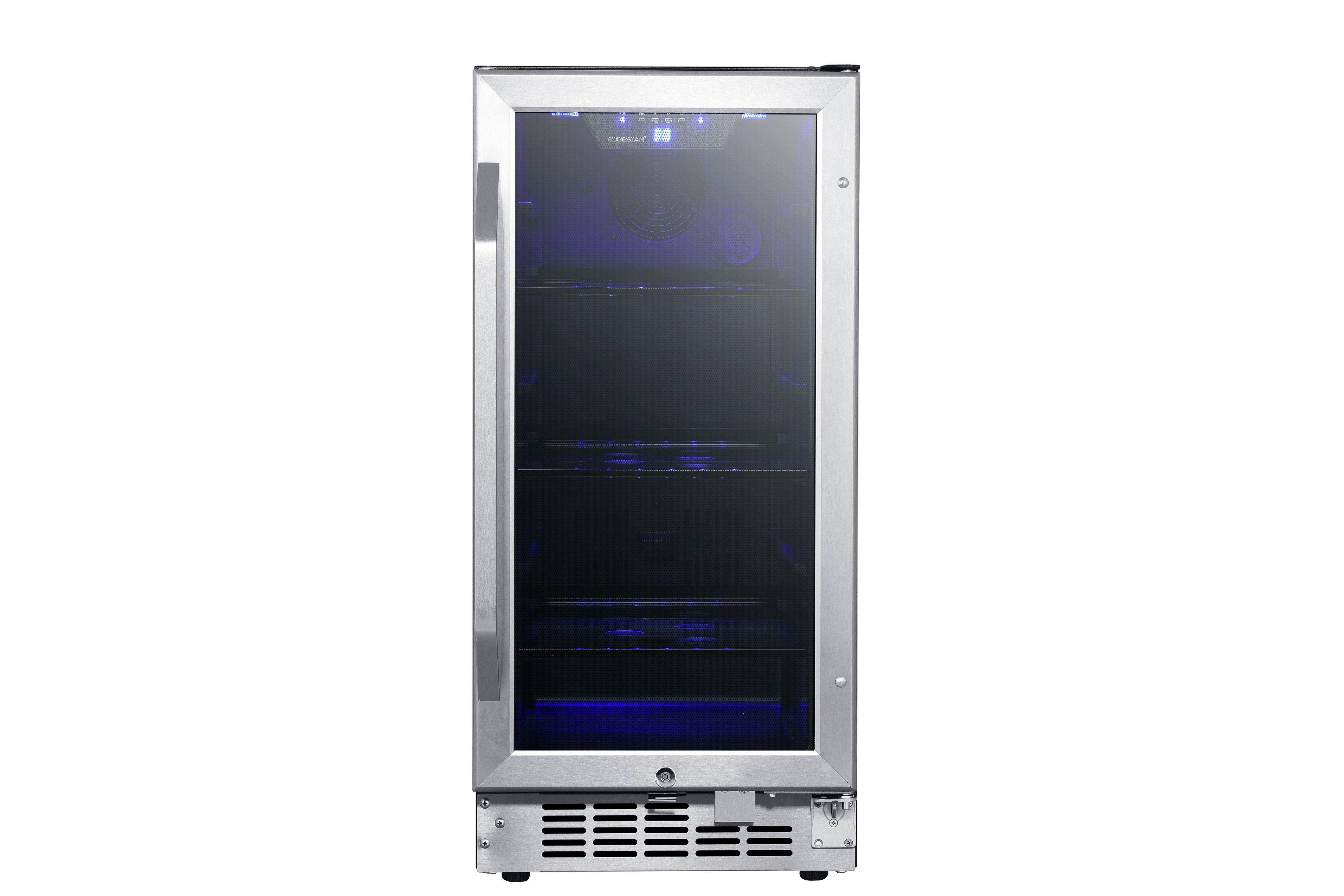 Edgestar Stainless Steel 15 in. 5.23 cu. ft. Beverage Cooler 