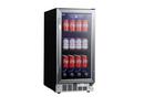 15 in. 5.23 cu. ft. Beverage Cooler in Stainless Steel