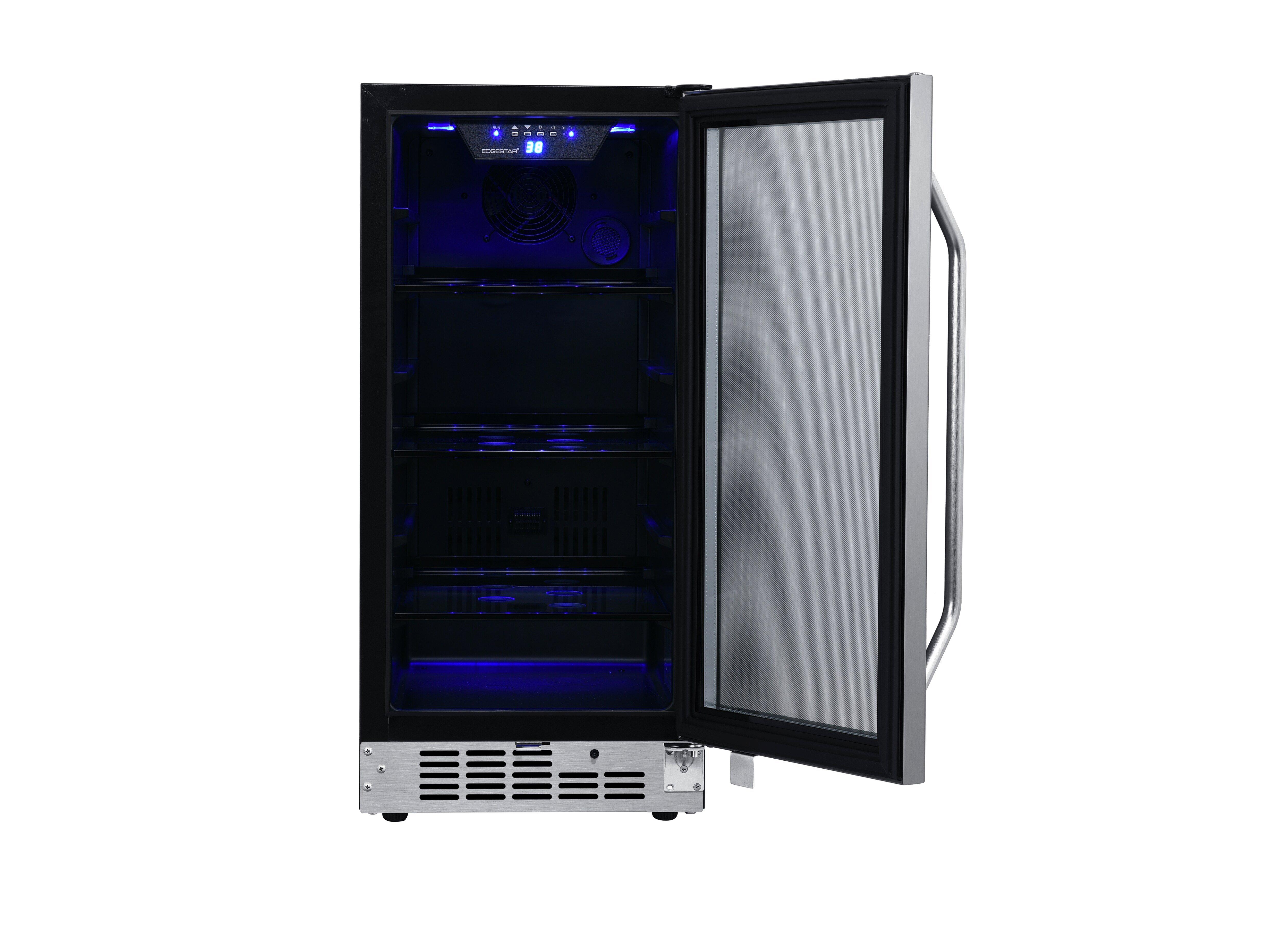 Edgestar Stainless Steel 15 in. 5.23 cu. ft. Beverage Cooler 