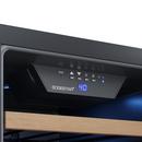 Edgestar Stainless Steel/Black 15 in. 30 Bottles Wine Cooler 